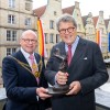 Münsters Oberbürgermeister Markus Lewe und der WWL-Vorsitzende Dr. Reinhard Zinkann freuen sich auf die Friedenspreis-Verleihung (Bildquelle: Stadt Münster/Münsterview).